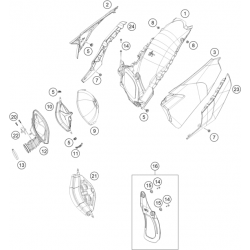 Filtre à air et boîte à air HUSQVARNA 250 TEi 2T 2022 