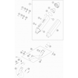 Échappement HUSQVARNA 450 FE 4T 2022 