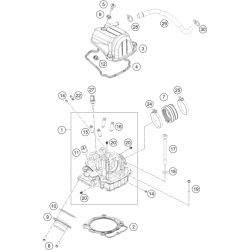 Culasse HUSQVARNA 450 FE 4T 2022 