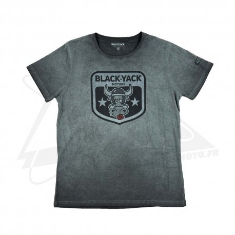 T-shirt Black-Yack Vintage 