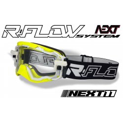 Masque R-FLOW NEXT 11 Jaune fluo / Blanc / Noir - Full pack 