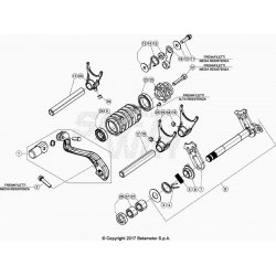 Sélecteur et axe de sélection BETA 200 RR 2T RACING 2022 