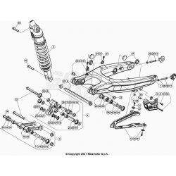 Bras oscillant, biellettes BETA 200 RR 2T RACING 2022 