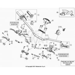 Guidon et maître cylindre BETA 250 RR 2T RACING 2022 