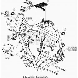 Cadre, chassis BETA 300 RR 2T 2022 