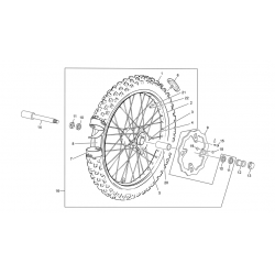 Roue avant SHERCO 125 SE FACTORY 2T 2022 