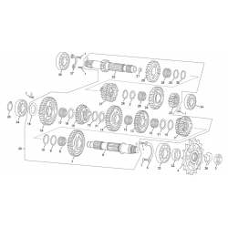 Boîte de vitesses SHERCO 125 SE FACTORY 2T 2022 