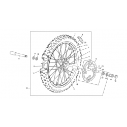 Roue avant SHERCO 250 SE RACING 2T 2022 