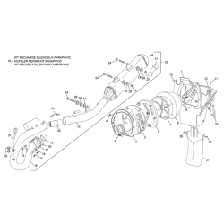 Boite filtre - échappement SHERCO 250 SEF FACTORY 4T 2022 