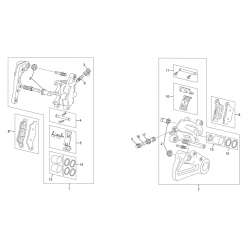 Etrier frein arrière - avant SHERCO 250 SEF FACTORY 4T 2022 