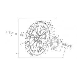 Roue avant SHERCO 300 SEF RACING 4T 2022 