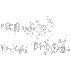 Vilebrequin assemble SHERCO 450 SEF FACTORY 4T 2022 