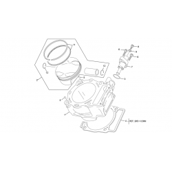 Cylindre SHERCO 450 SEF FACTORY 4T 2022 