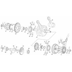 Vilebrequin assemble SHERCO 500 SEF FACTORY 4T 2022 