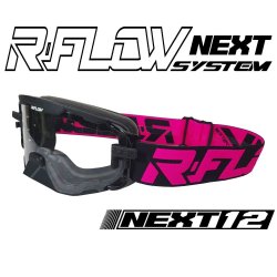 Masque R-FLOW NEXT 12 Noir / Rose - Full pack 