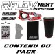 Masque R-FLOW NEXT 18 Rouge / Blanc - Full pack 