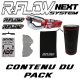 Masque R-FLOW NEXT 23 Blanc / Rouge - Full pack 