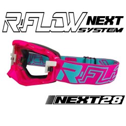Masque R-FLOW NEXT 28 Rose / Bleu - Full pack 