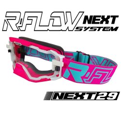 Masque R-FLOW NEXT 27 Rose / Noir - Full pack 