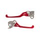 Paire de levier repliable KITE rouge 