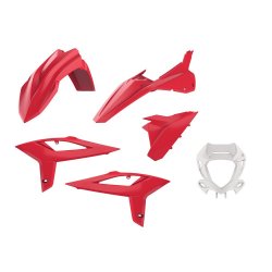 Kit plastique - POLISPORT - rouge et blanc