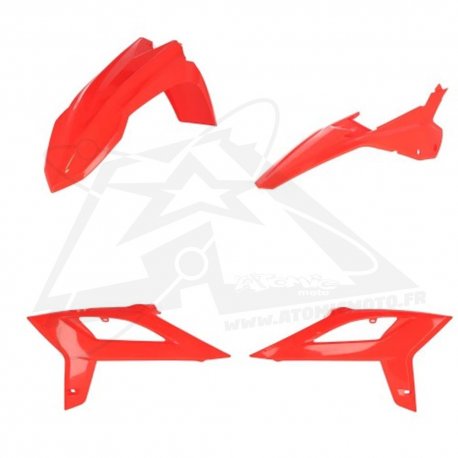 Kit plastique complet - ACERBIS - Rouge 
