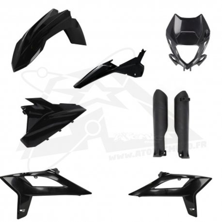 Kit plastique super complet - ACERBIS - noir 