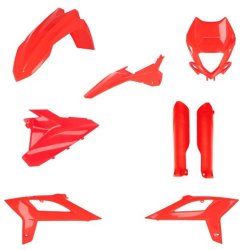 Kit plastique super complet - ACERBIS - rouge 