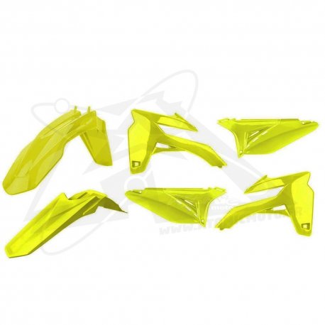 Kit plastique - POLISPORT - Jaune fluo 