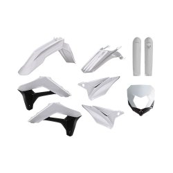 Kit plastique super complet - POLISPORT - Blanc 