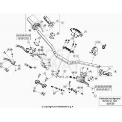 Guidon et maître cylindre BETA 250 RR 2T 2023 