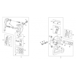 Etrier frein arrière - avant SHERCO 450 SEF FACTORY 4T 2023 