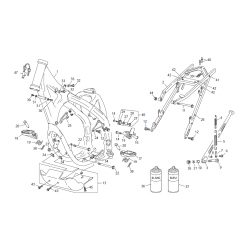 Cadre SHERCO 500 SEF FACTORY 4T 2023 