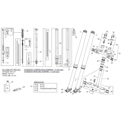 Fourche SHERCO 500 SEF FACTORY 4T 2023 