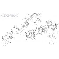 Boite filtre - échappement SHERCO 500 SEF FACTORY 4T 2023 