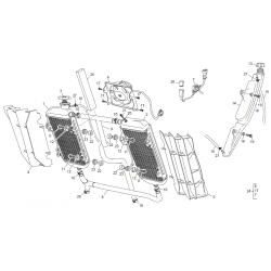 Radiateur SHERCO 500 SEF FACTORY 4T 2023 
