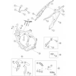 Cadre et boucle arrière HUSQVARNA 150 TEi 2T 2023 