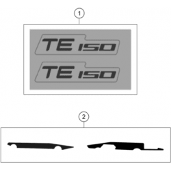 Adhésifs kit déco HUSQVARNA 150 TEi 2T 2023 
