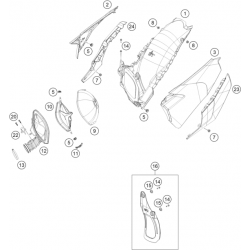 Filtre à air et boîte à air HUSQVARNA 250 TEi 2T 2023 