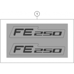 Adhésifs kit déco HUSQVARNA 250 FE 4T 2023 