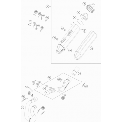 Échappement HUSQVARNA 350 FE 4T 2023 