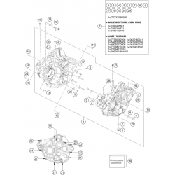 Carters moteur HUSQVARNA 350 FE 4T 2023 