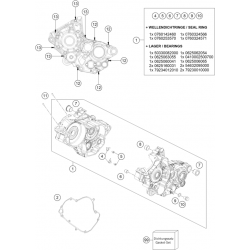 Carters moteur HUSQVARNA 125 TC 2T 2023 