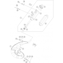 Échappement HUSQVARNA 250 TC 2T 2023 