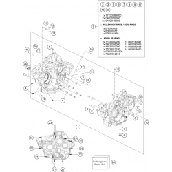 Carters moteur HUSQVARNA FC 250 4T 2023 