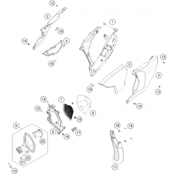 Filtre à air et boîte à air HUSQVARNA FC 350 4T 2023 