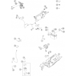 Batterie et faisceau électrique HUSQVARNA FC 350 4T 2023 