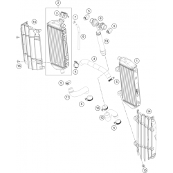 Système de refroidissement HUSQVARNA FC 350 4T 2023 