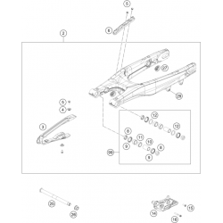 Bras oscillant HUSQVARNA FC 450 4T 2023 