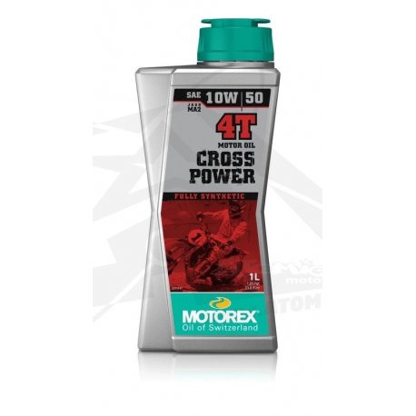 Huile moteur 4 temps MOTOREX CROSS POWER 4T 10W50 - 1L 